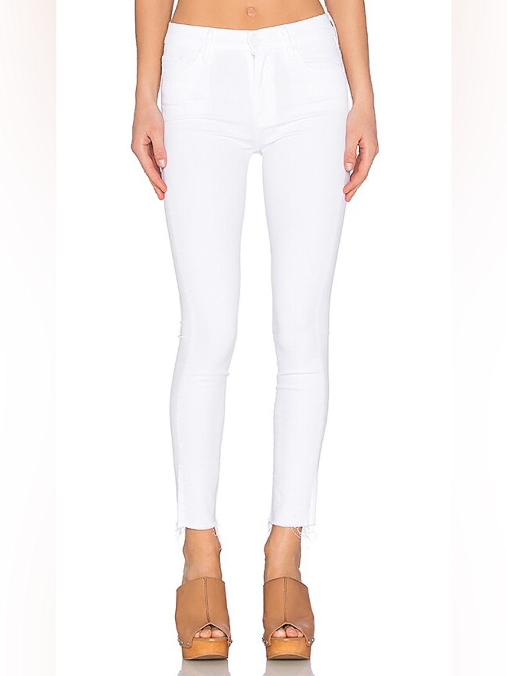 MOTHER High Waisted Looker Ankle Fray in Stayin’ Alive size 29
Style No 1411-406